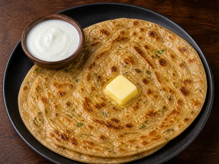 Parantha (comes w/Yogurt & Butter)